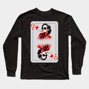 Queen of Diamonds Long Sleeve T-Shirt